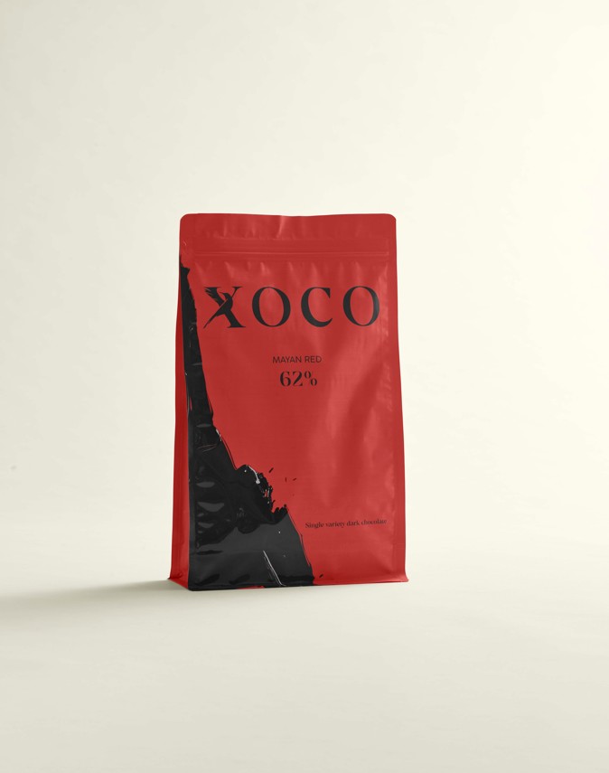 [XO-MR621C] Mayan Red 62% - DARK CHOCOLATE (COINS)