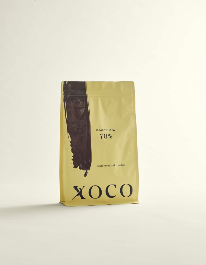 [XO-TY701C] TUMA YELLOW 70% - DARK CHOCOLATE (COINS) 