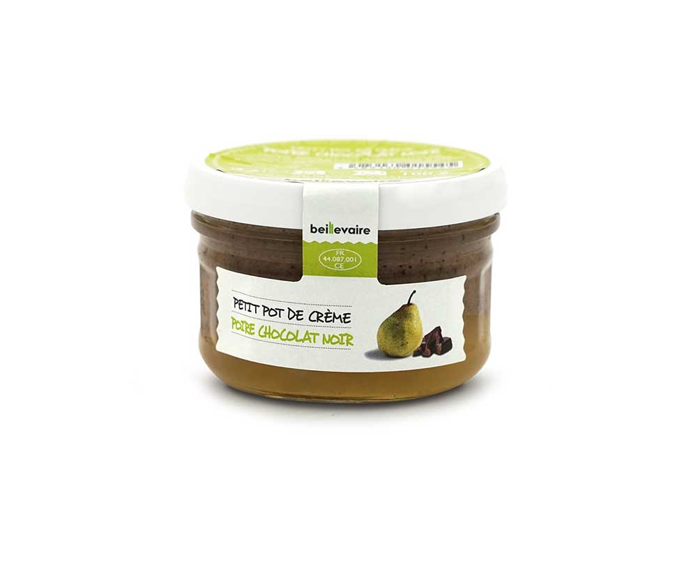 [BEI-1554] PETIT POT DE CREME POIRE CHOCOLAT 