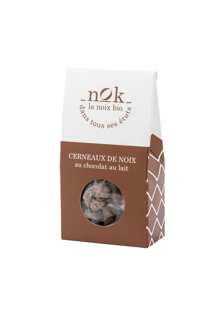 NOK - Cerneaux chocolat au lait 40 gr - BIO* 