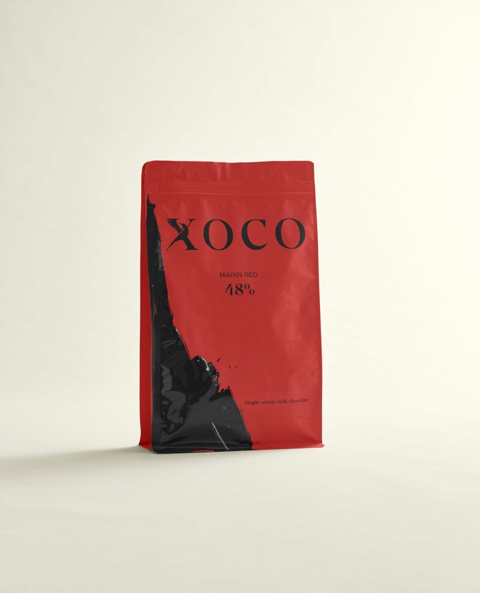 [XO-MR481C] Mayan Red 48 % - MILK CHOCOLATE (COINS)