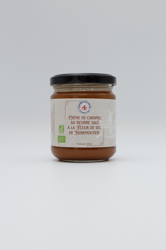 CREME DE CARAMEL BIO Fleur de sel Noirmoutier - 200 gr 