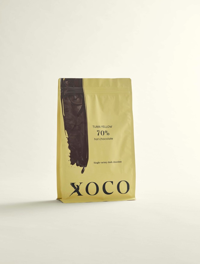 TUMA YELLOW 70 % - CHOCOLAT NOIR CHAUD RAPE