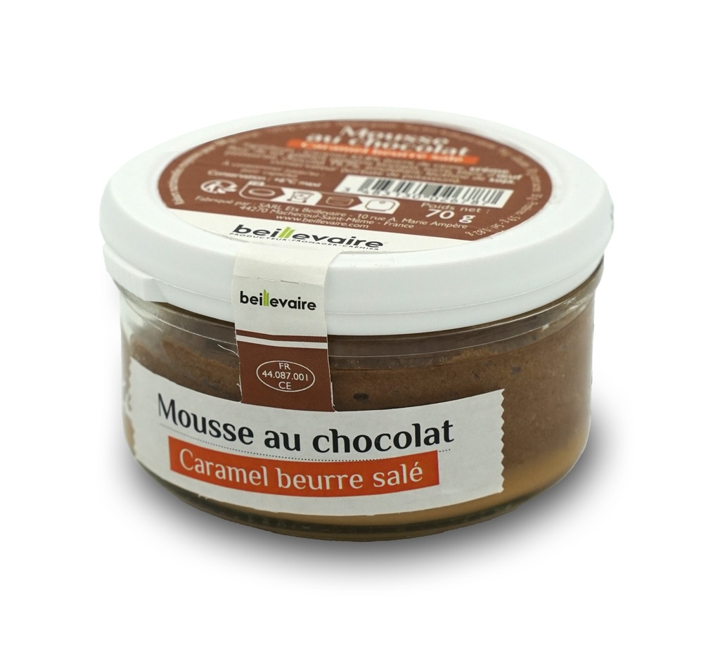 Mousse au chocolat Caramel à la fleur de sel