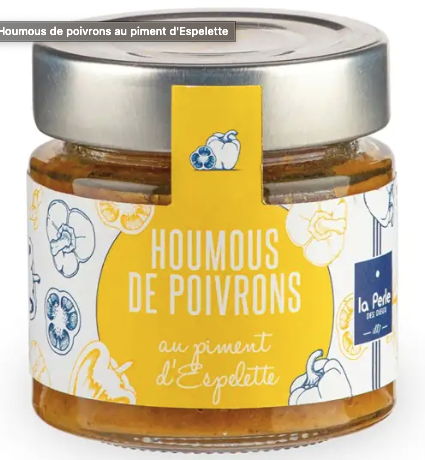 HOUMOUS DE POIVRONS JAUNES AU PIMENT D ESPELETTE