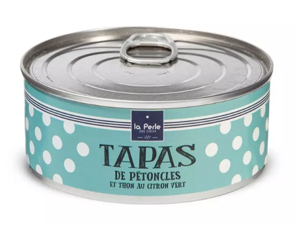 Tapas de pétoncles et thon au citron vert