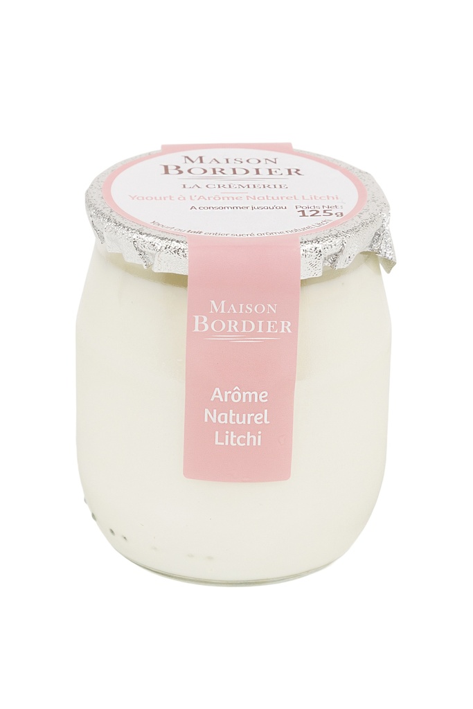 Yaourt Bordier à l’Arôme Naturel Litchi