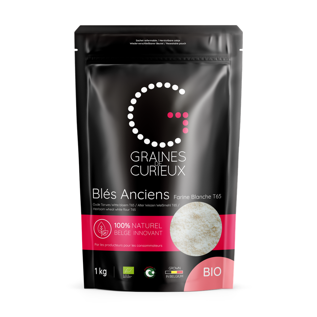 Farine de blés anciens blanche T65 1 kg 