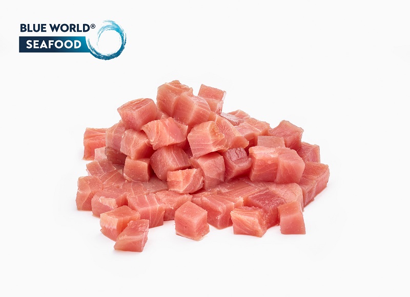 Premium tuna cubes 1x1x1cm