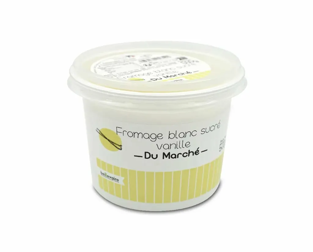 FROMAGE BLANC SUCRE VANILLE (500G)