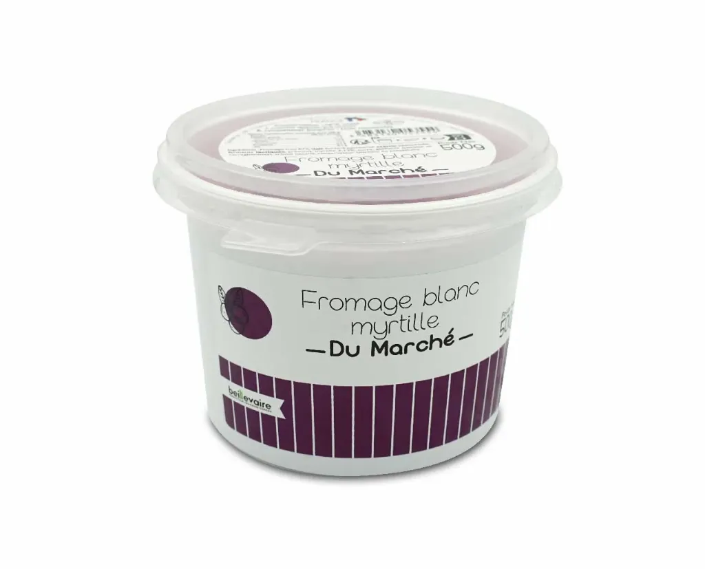 FROMAGE BLANC AUX FRUITS - MYRTILLE (500G)