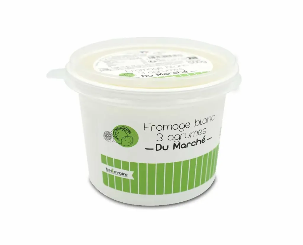 FROMAGE BLANC AUX FRUITS - 3 AGRUMES (500G)
