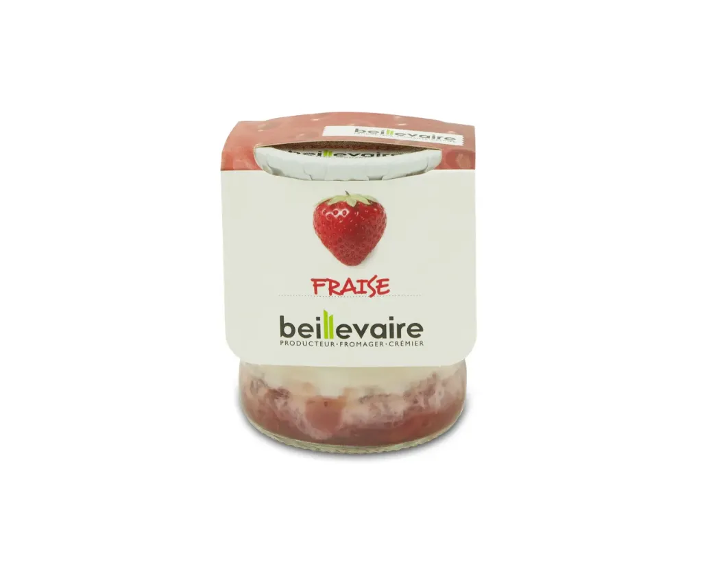 CT. YAOURT 125G POT VERRE X1 FRAISE