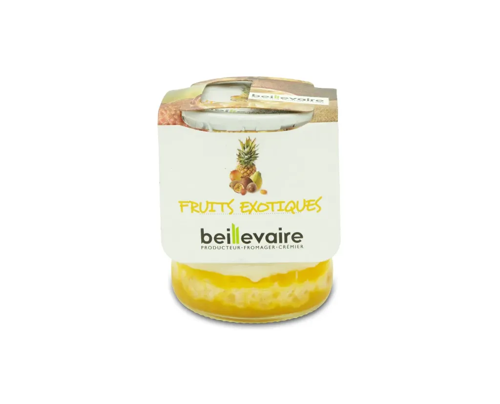 CT. YAOURT 125G POT VERRE X1 FRUIT EXOTIQUE