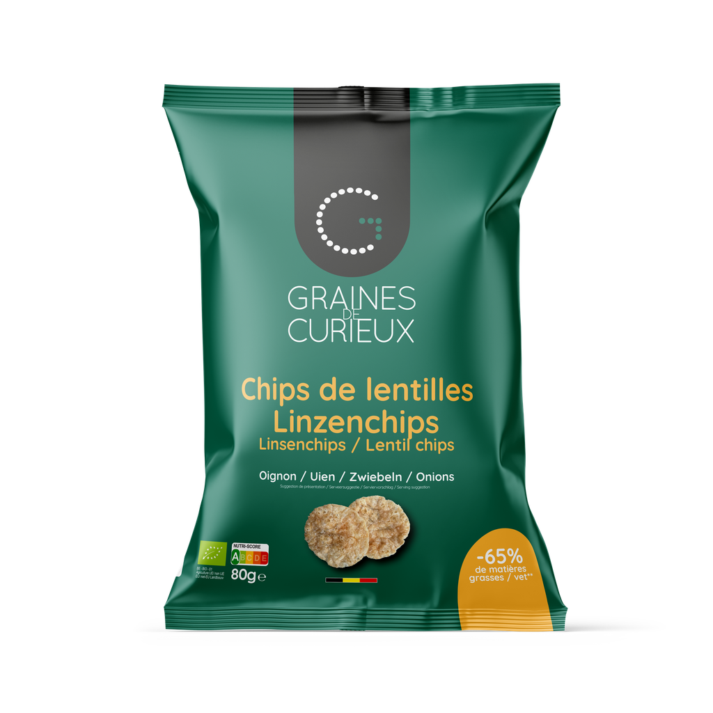 Chips de lentilles Oignon 40 g