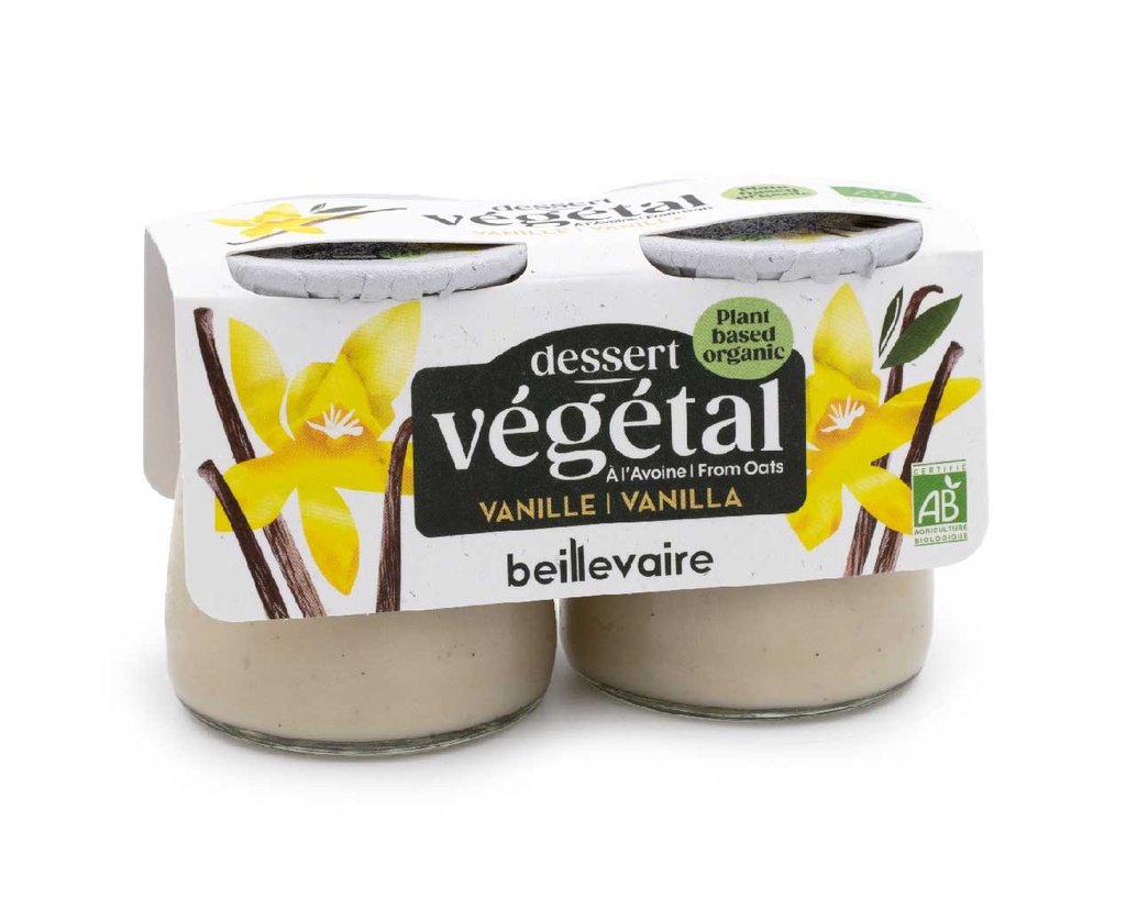 DESSERT VEGETAL VANILLE BIO X2