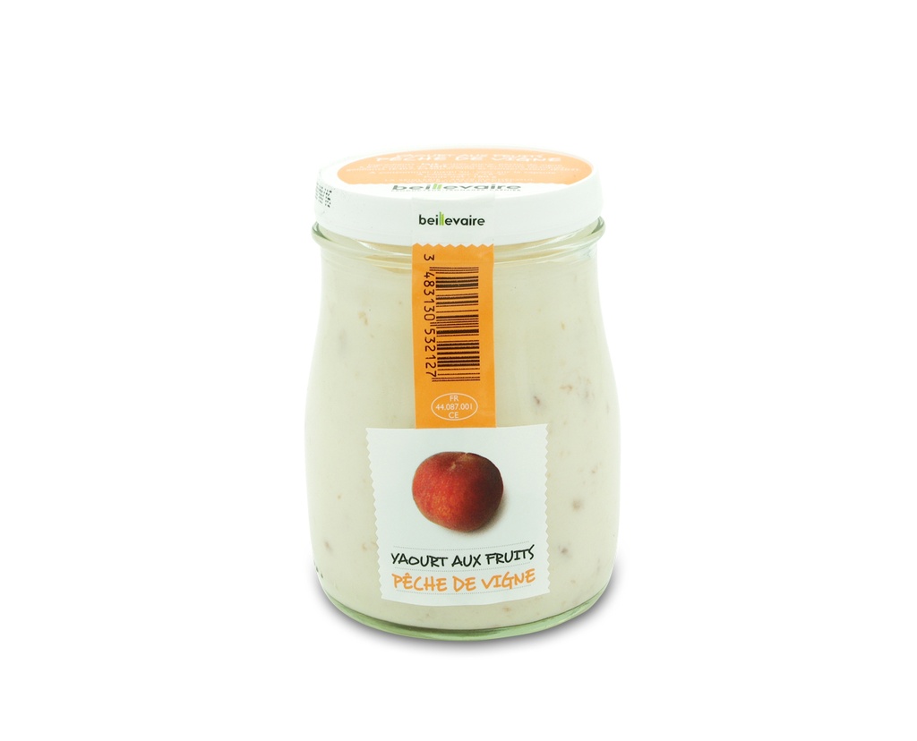 YAOURT A L'ANCIENNE FRUITS PECHE DE VIG