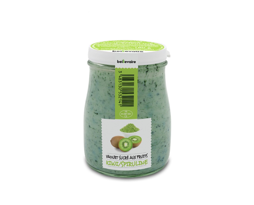 YAOURT A L'ANCIENNE FRUITS KIWI SPIRULI