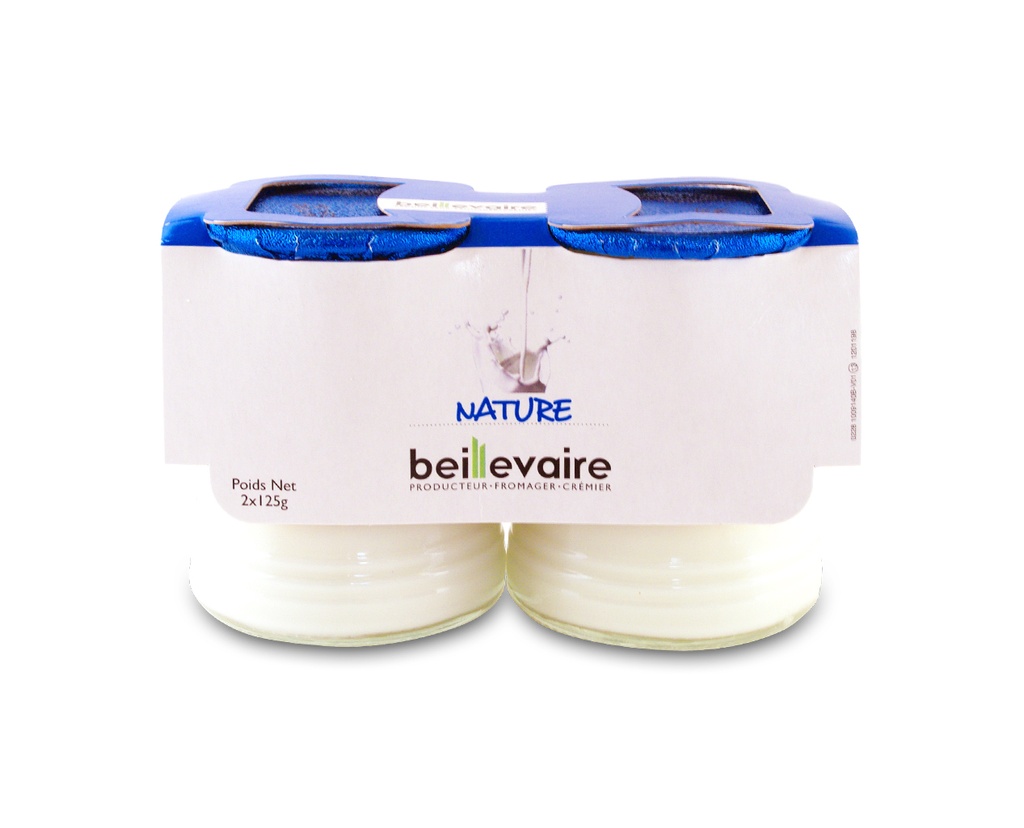 [BEI-99534] Yaourt Beillevaire NATURElot de 2x 125g
