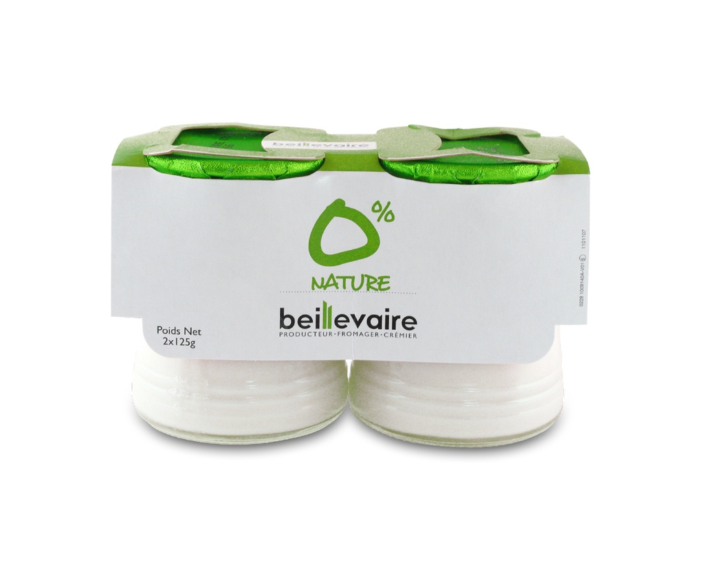 YAOURT NATURE 0% X2