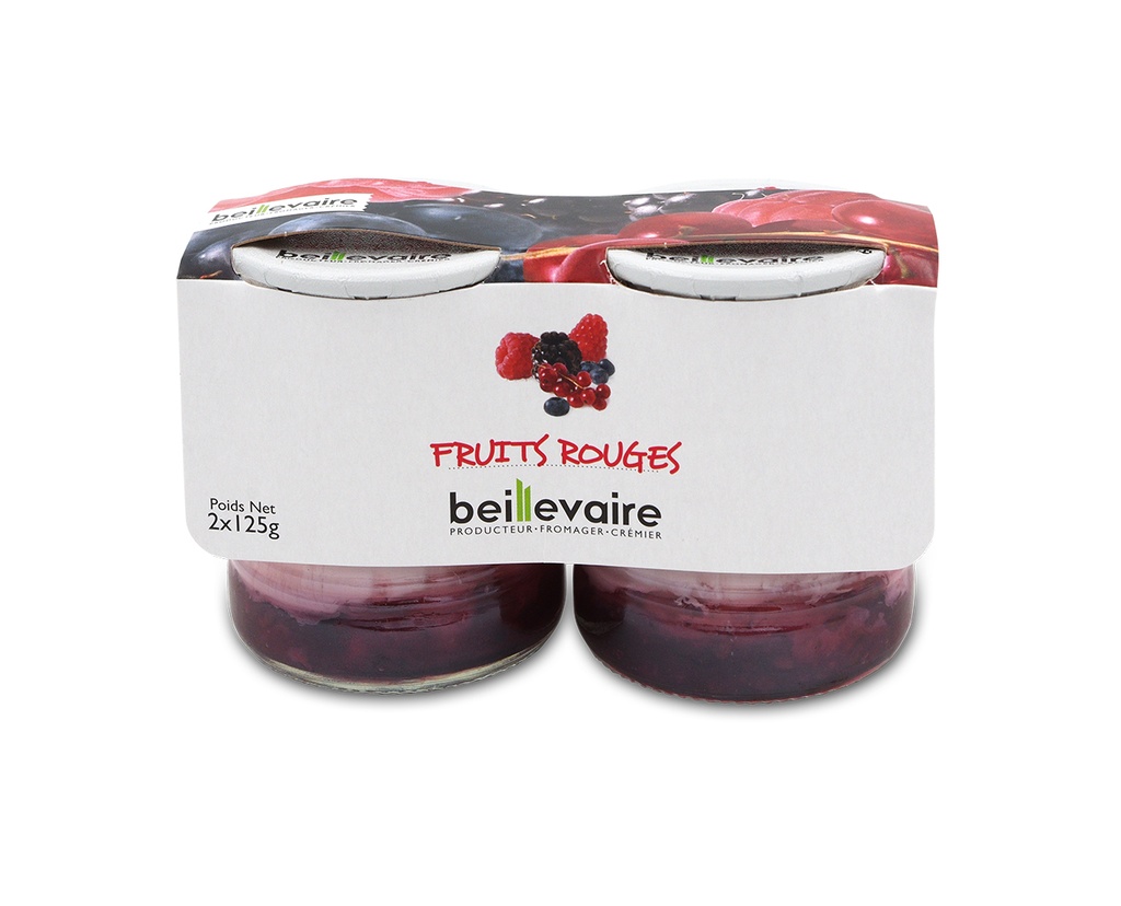 Yahourt fruits x2 Fruits Rouges