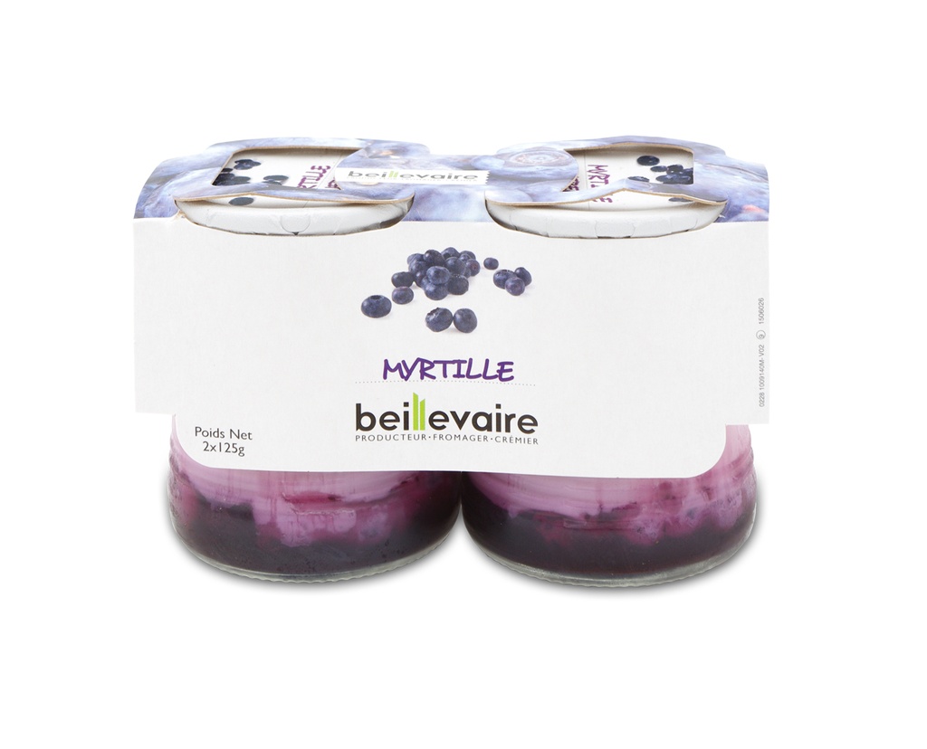 YAOURT FRUITS L.E X2 MYRTILLE