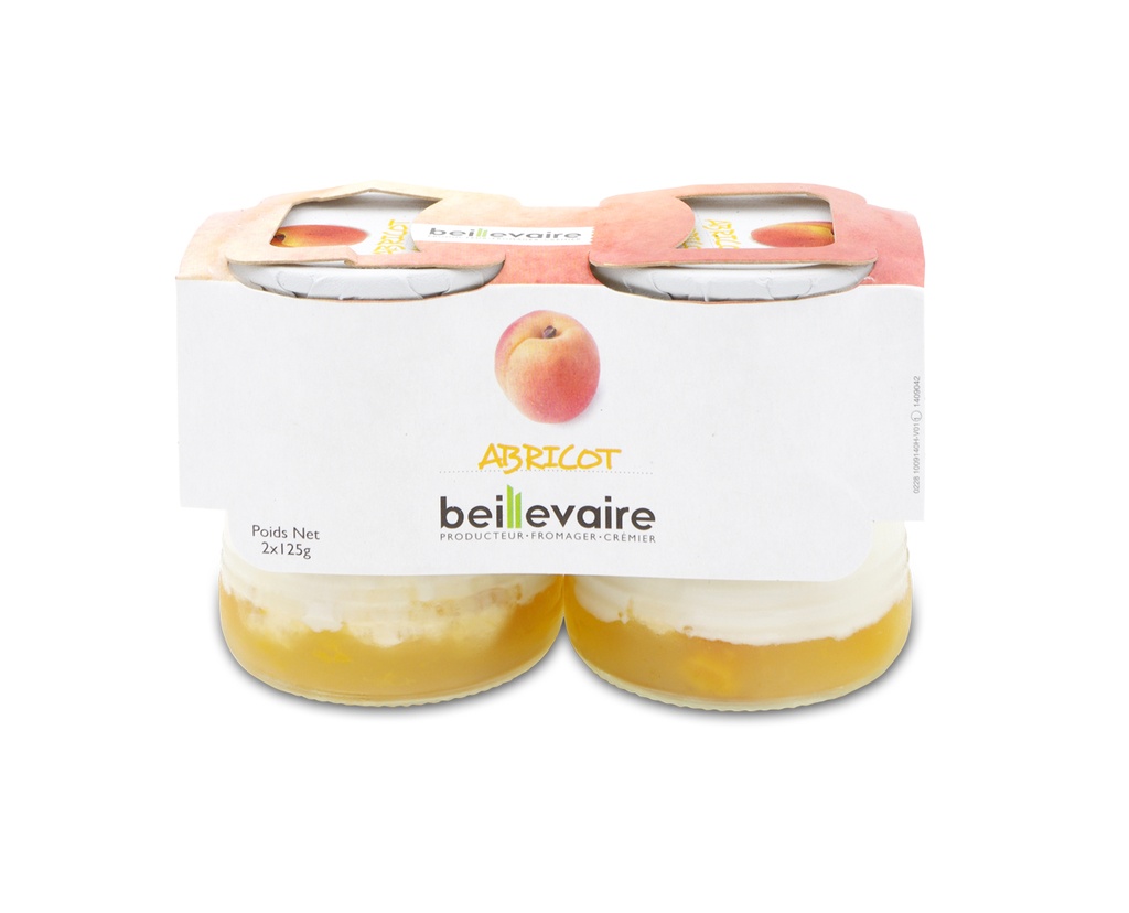 [BEI-5370] YAOURT FRUITS L.E X2 ABRICOT