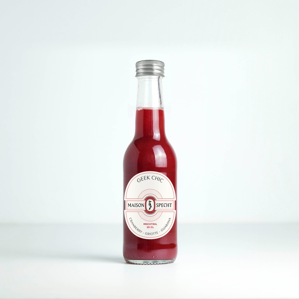 Geek Chic - cocktail sans alcool - Cranberry Griotte Guarana