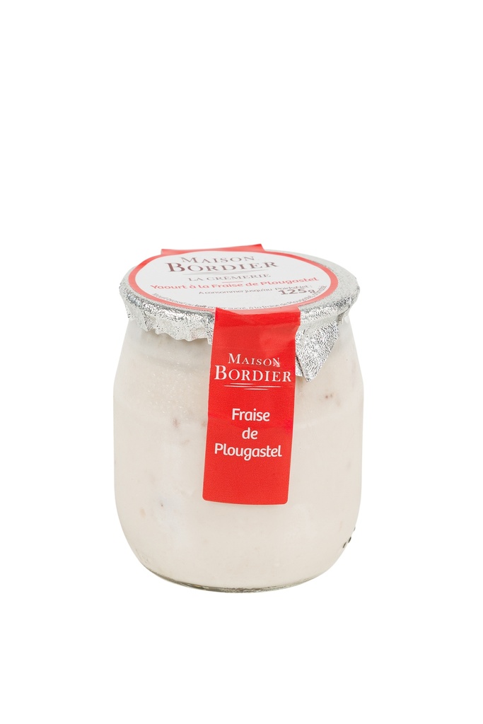 YAOURT BORDIER FRAISE PLOUGASTEL