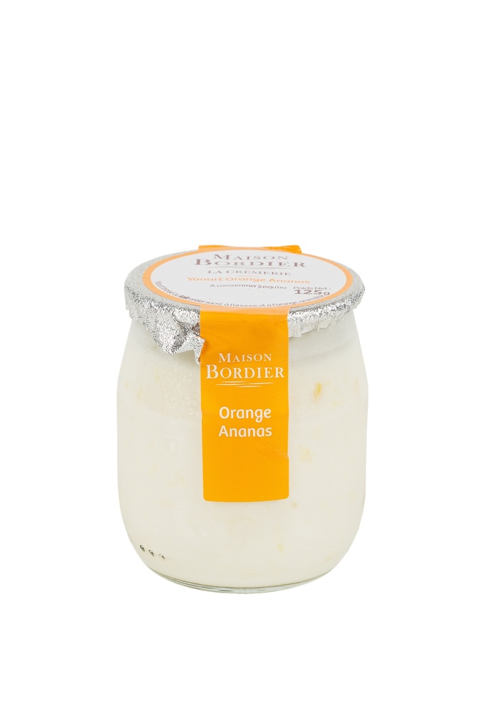 YAOURT BORDIER ANANAS/ORANGE