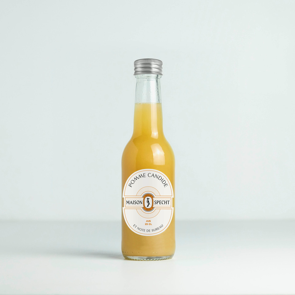 [BP-POMME-CLAIRE-TG] Jus de Pomme candide et note de sureau - 250ml 