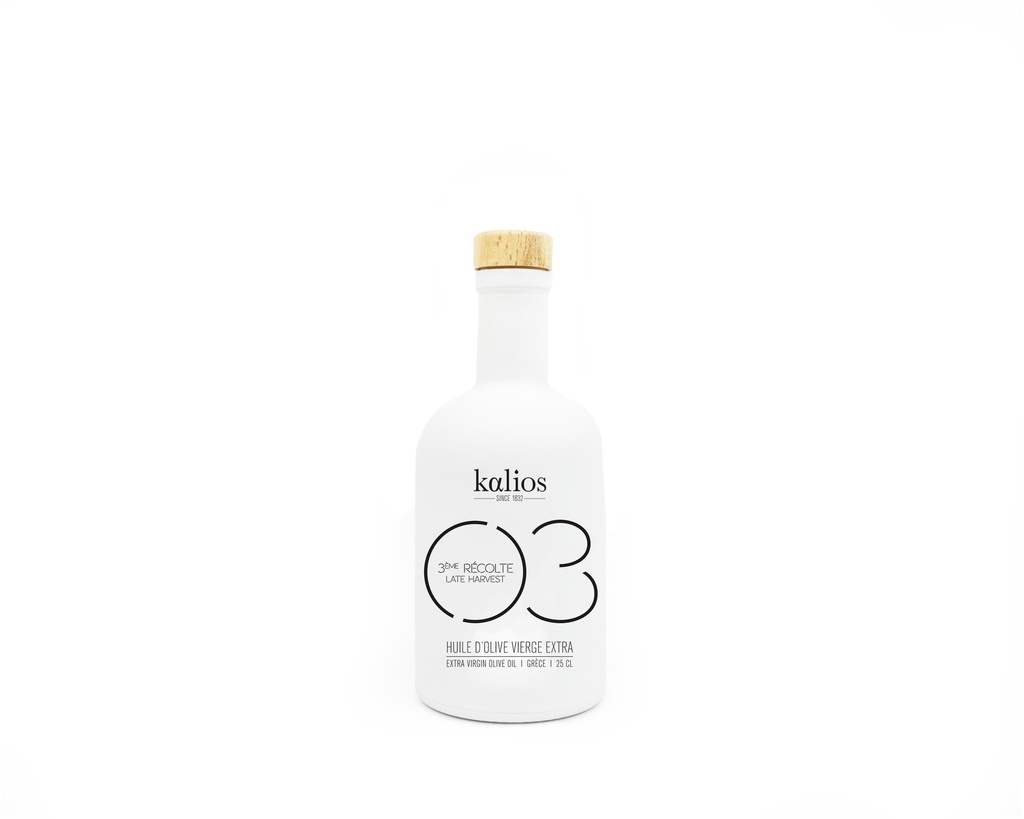 [K03-250-BO] Huile d'olive Kalios v.e Cuvée 03 douceur bt 250ml
