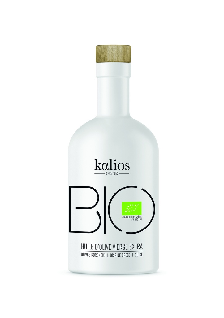 [KBIO-250-Bo] Huile d'olive Kalios BIO* - Bt 250ml