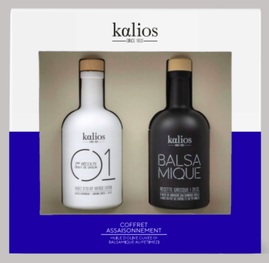 [KCOF-ASSAIS] Coffret Assaisonnement : Huile K01 & Balsamique en 250ml