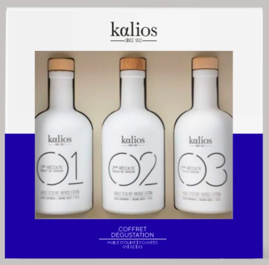 Coffret dégustation d'huile 01-02-03