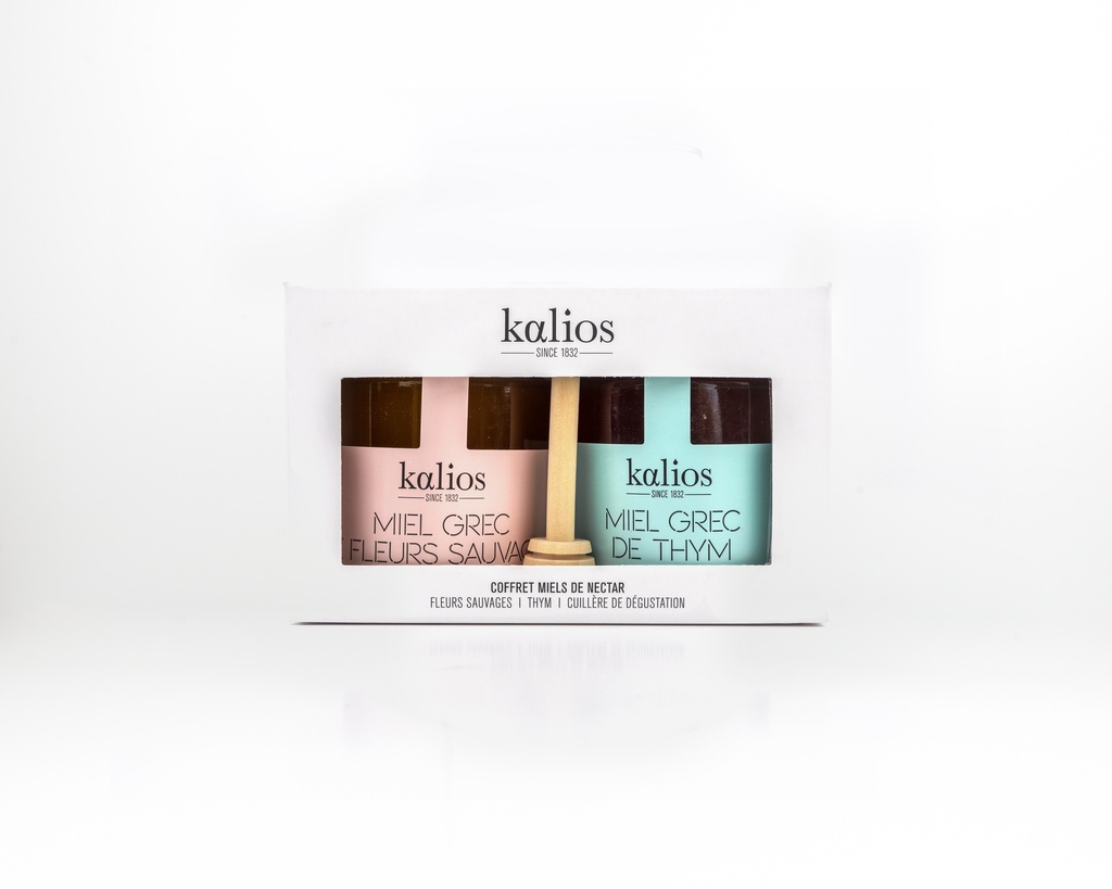 [K-COFFRET-MIELS] Coffret Miels de Nectar Fleur sauvage & Thym