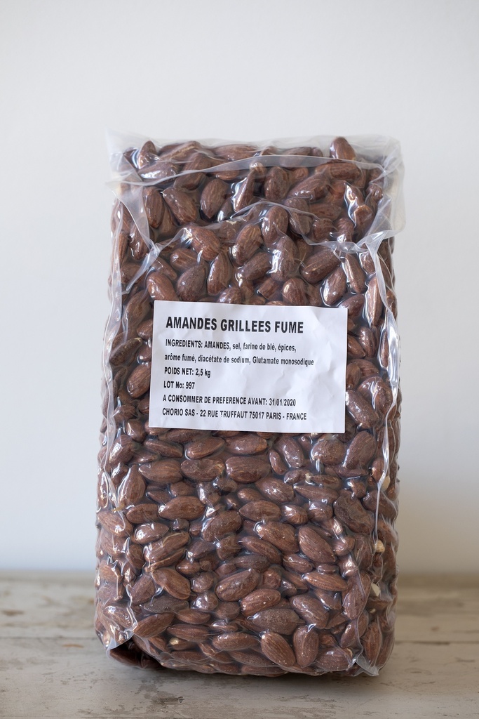 [K-FSEC-AMFUM] Amandes grillées et fumées 2,5kg