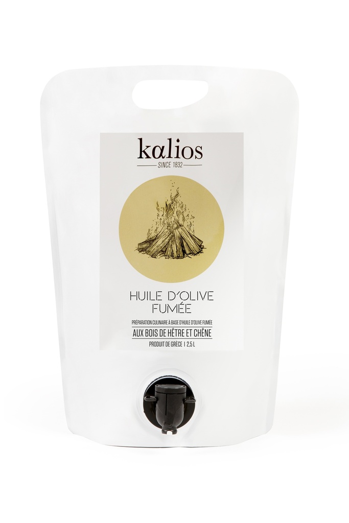 [KFUM-2,5L] Huile D'olive Kalios v.e. Infusée Fumée Bib 2,5L