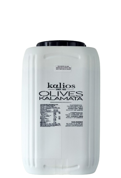 [KG-IOO-BARC] Olives KALAMATA Barchetta à l'huile d'olive 10Kg