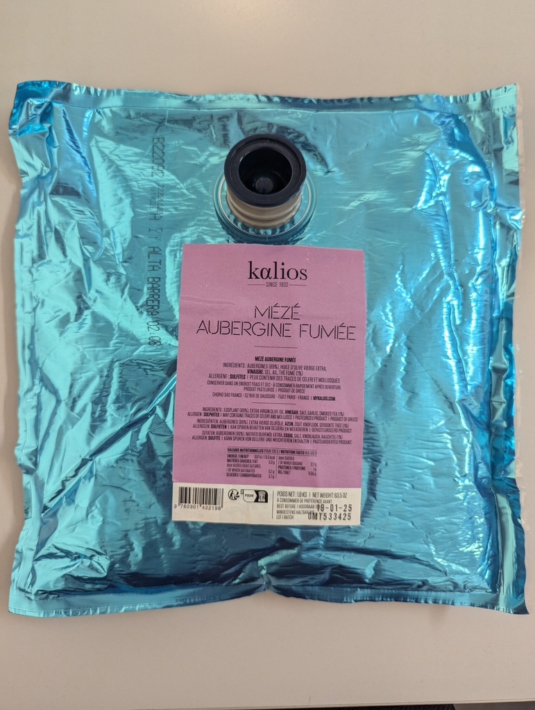 [KG-MEZE-AUB] Mézé Aubergine Fumée - 1,8Kg