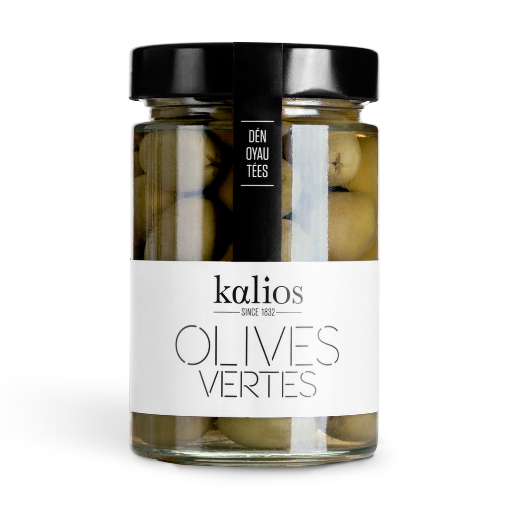 Olives vertes dénoyautées - 160gr