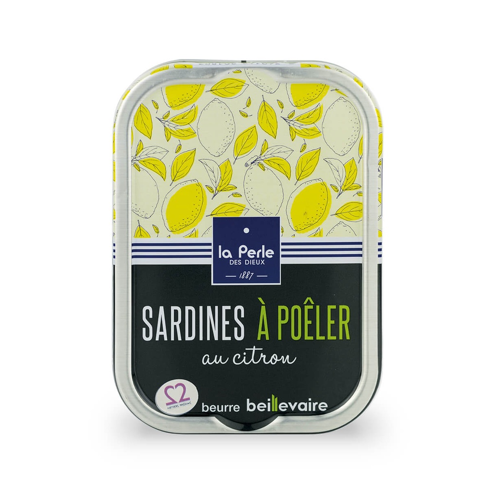 Sardines à poêler au citron Beillevaire