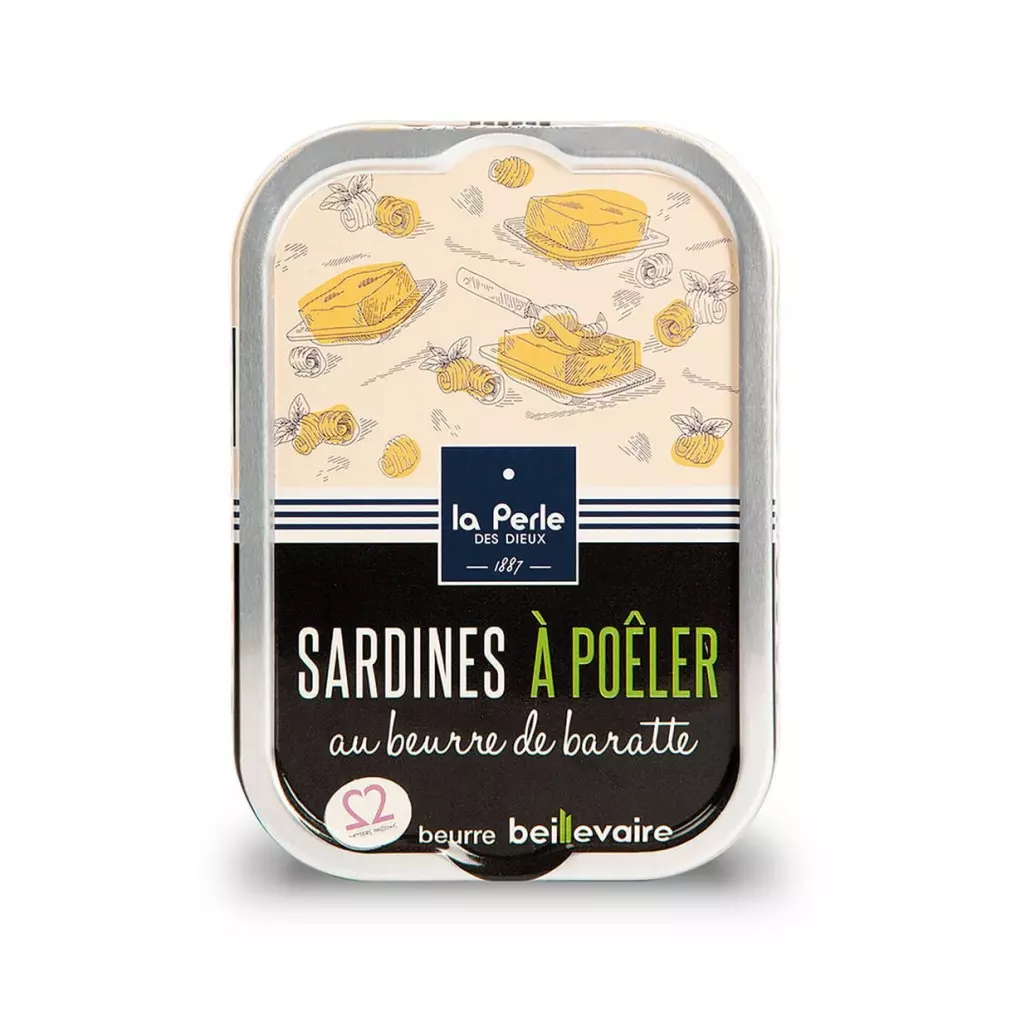 [LPD-E139] Sardines à poêler au Beurre de Baratte Beillevaire