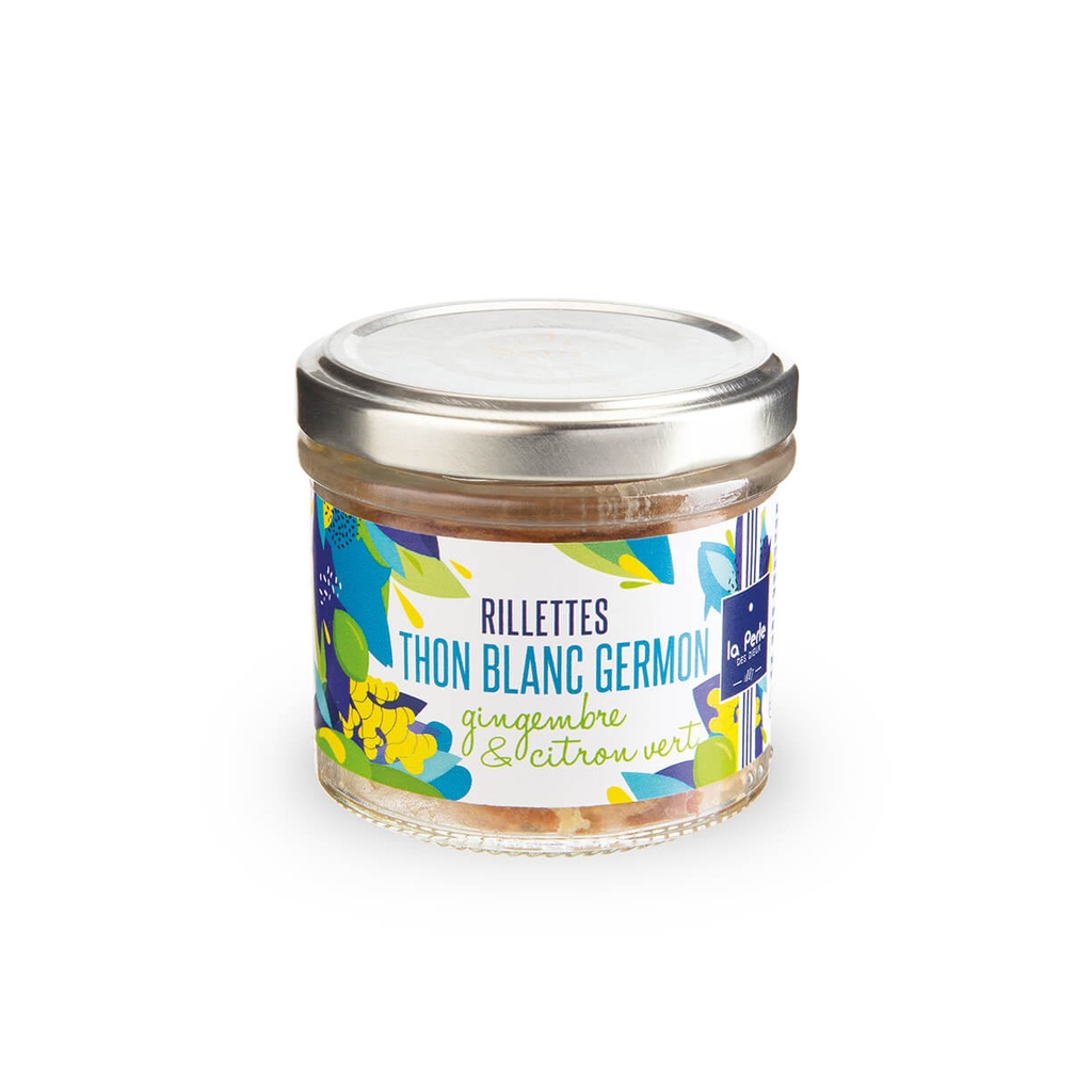 [LPD-ERI003] RILLETTES DE THON BLANC GERMON - CITRON VERT GINGEMBRE