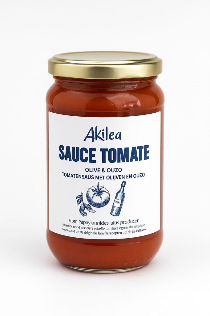 Sauce Tomate Olive & Ouzo ( 380 gr)