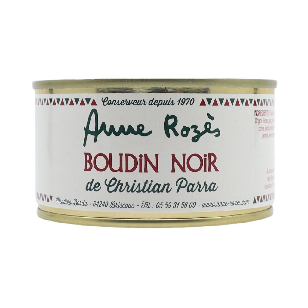 [ROZ-BOUD200] Boudin noir de Christian Parra 200g