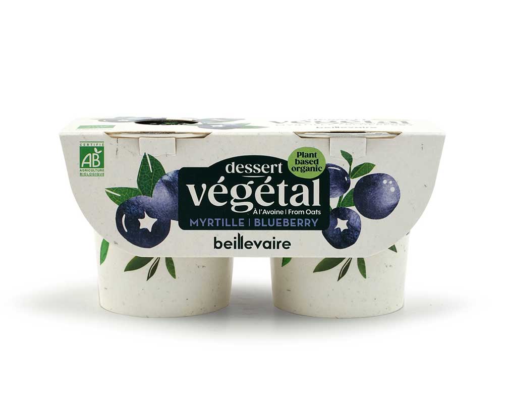 DESSERT VEGETAL MYRTILLE BIO X2