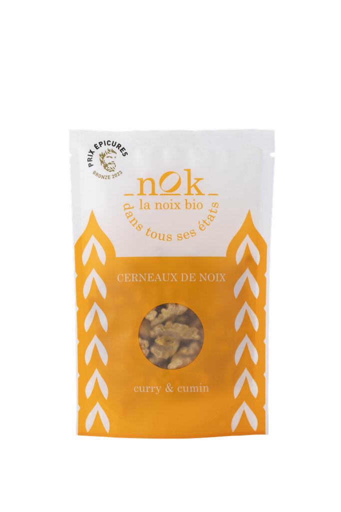 [NOK-CUR] NOK - CERNEAUX DE NOIX Curry Cumin 90 gr BIO*